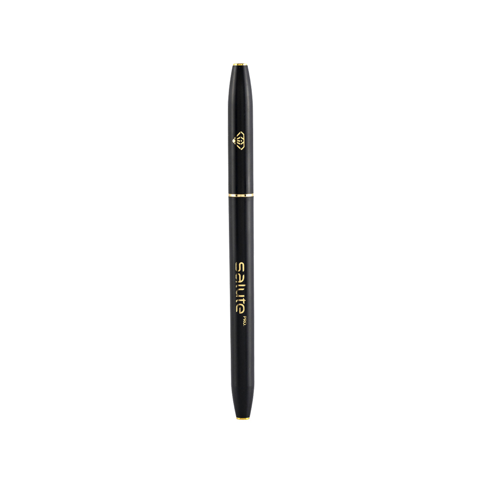 خط چشم مدادی مشکی (ماژیکی) سوپر بلک سالوته                                                               Salute Super Black Black Eyeliner Pencil